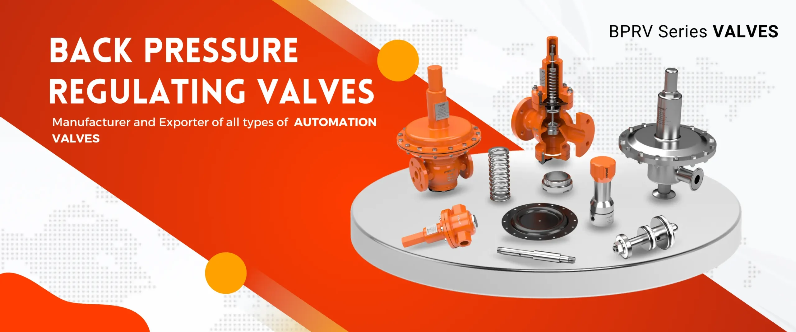 Back Pressure Regulating Valves