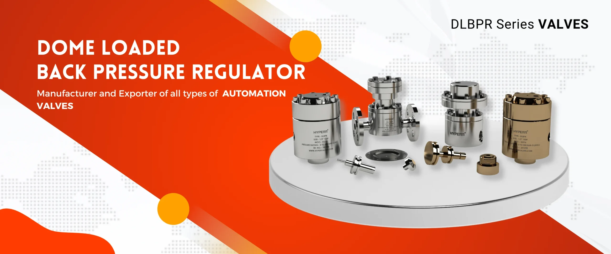 Dome Loaded Back Pressure Regulator